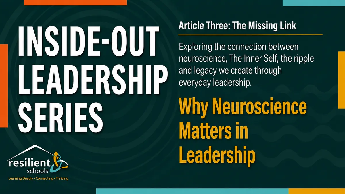 Why Neuroscience Matters in Leadership cover exploring the connection between the brain, nervous system, self-awareness and intentional leadership.