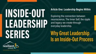 Article One: Leadership Begins Within Why Great Leadership Is an Inside-Out Process