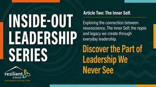 Article Two: The Inner Self: The Part of Leadership We Never See